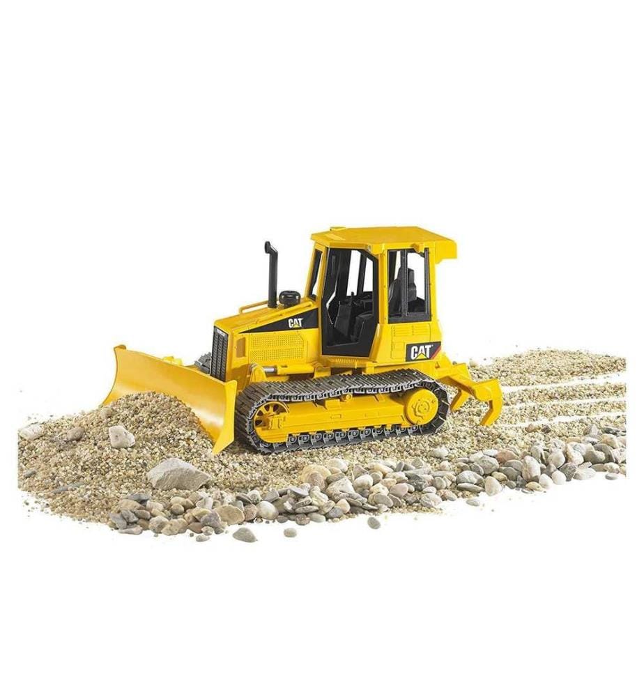 Bruder Spielwaren - Véhicule de chantier CAT bouteur à chaîne
