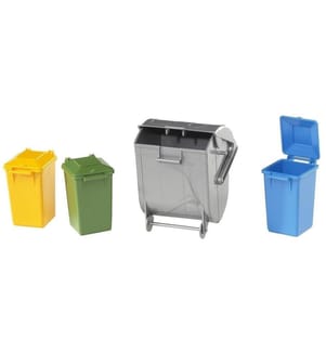 Bruder Spielwaren - Accessoire Set de poubelles