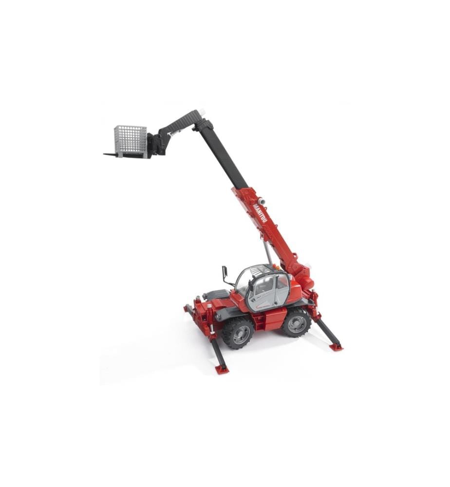 Bruder Spielwaren - Véhicule de chantier Manitou Chargeur télescopique MRT 2150