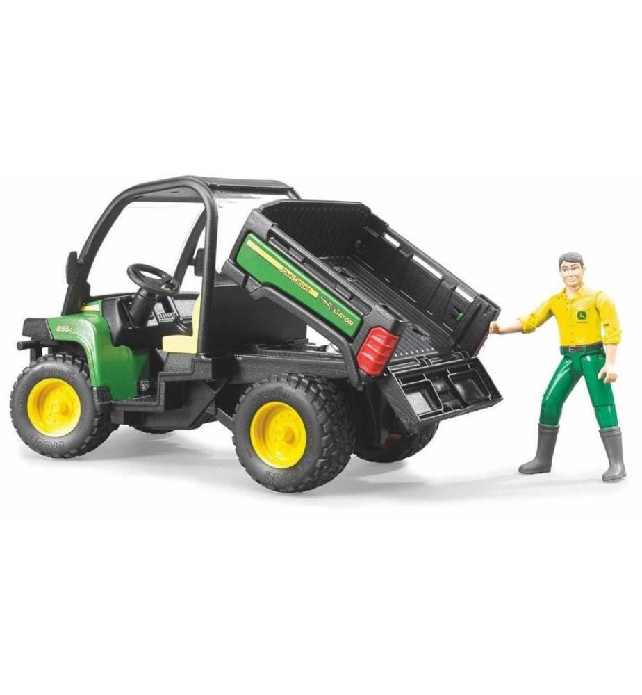 Bruder Spielwaren - Landwirtschaftsfahrzeug John Deere Gator 8550 mit Fahrer