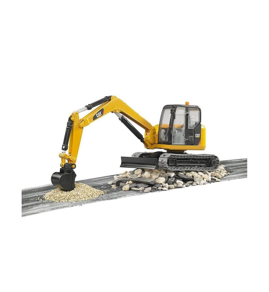 Bruder Spielwaren - Véhicule de chantier CAT mini-excavatrice