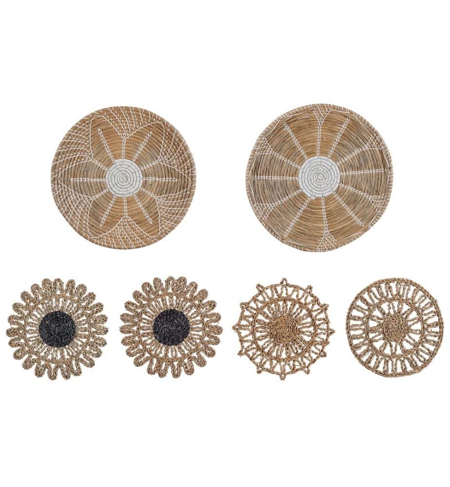 Lot de décorations suspendues PINTANO Herbier marin 50/35/36 cm Naturel