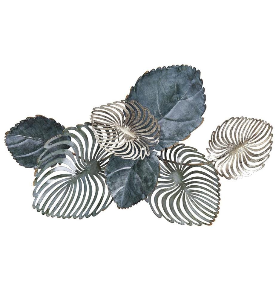 Décoration murale Feuille MAGNESIUM Métal 55 cm Doré