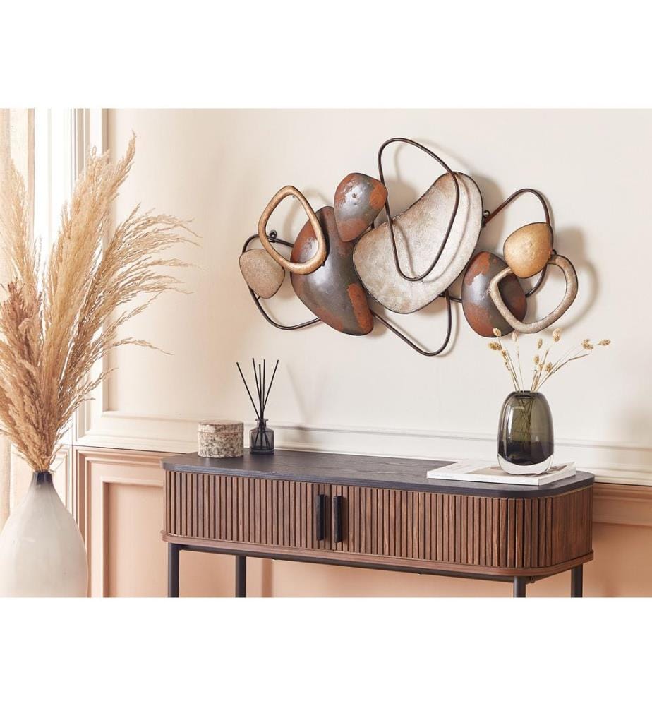 Wandobjekt COBALT Metall 50 cm Braun
