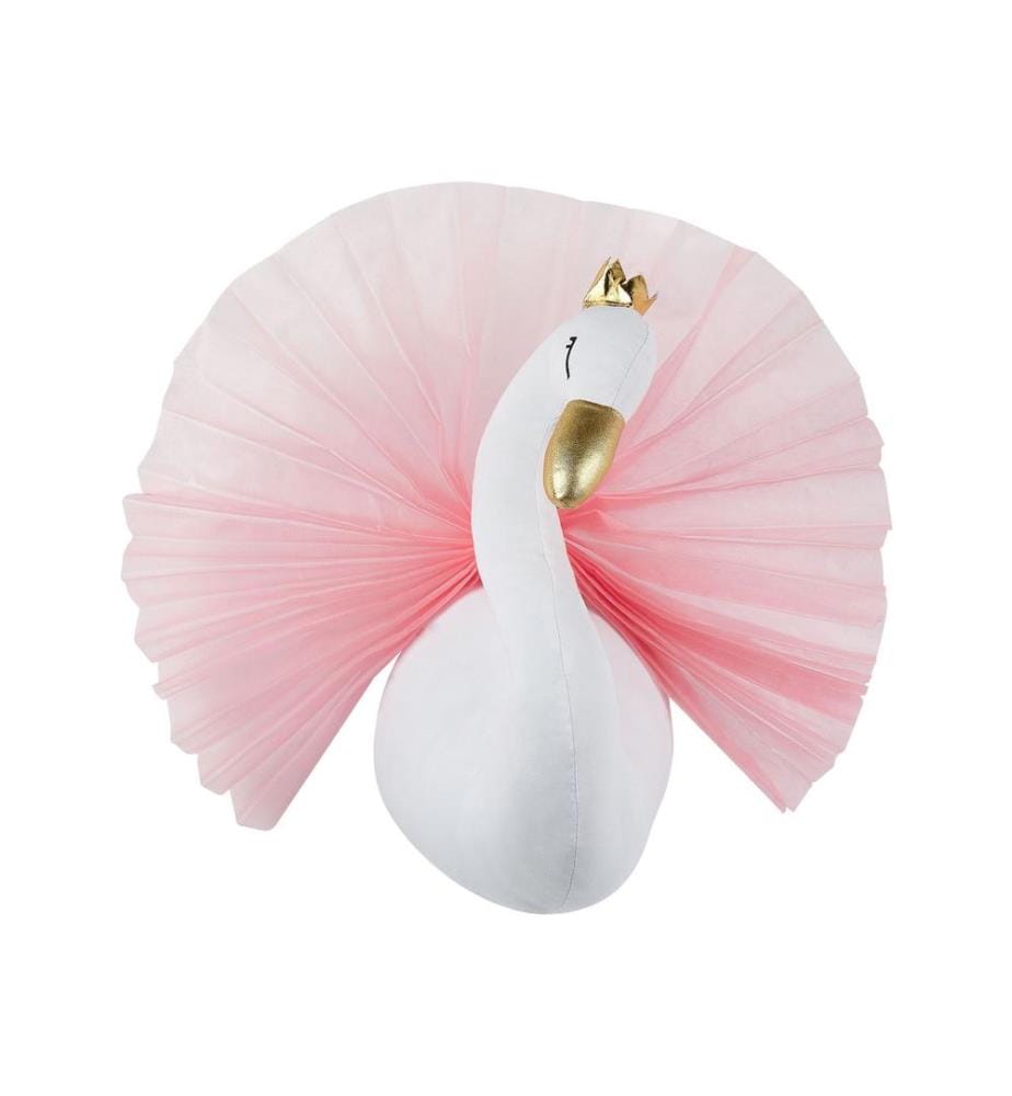 Décoration murale pour enfants Cygne ODETTA Coton 32 cm Blanc
