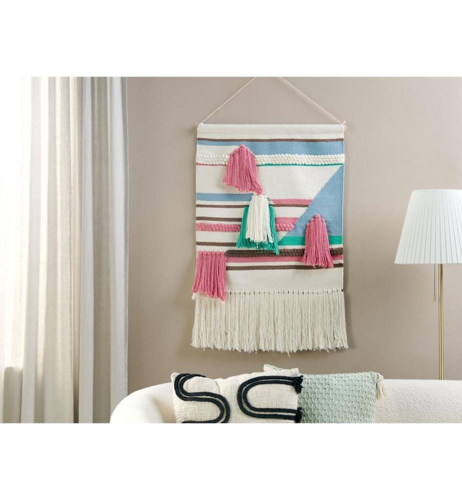 Wandbehang MOOLA Baumwolle 109 cm Hellbeige