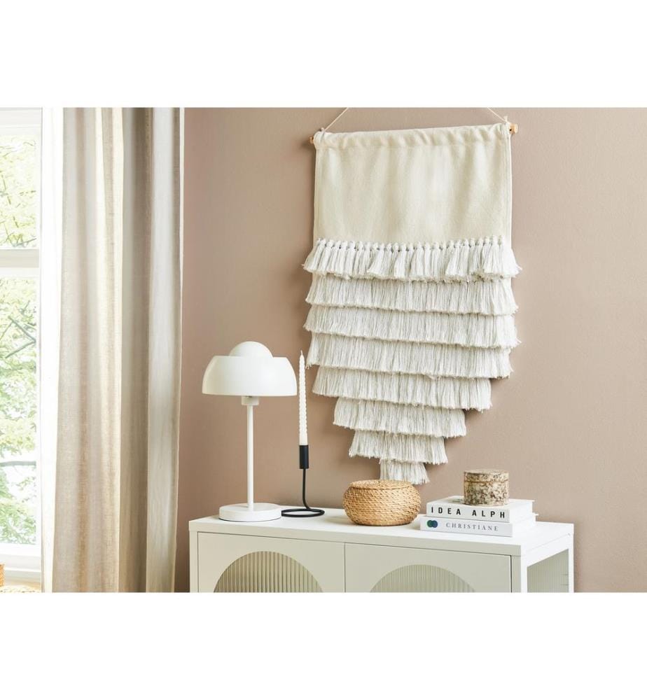 Wandbehang THUL Baumwolle 107 cm Weiss