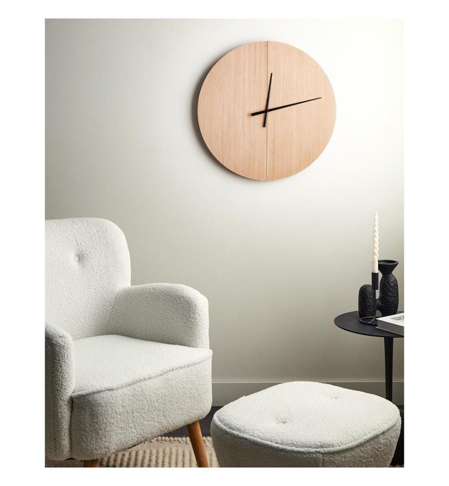 Wanduhr CABIC 60 cm Hellbraun