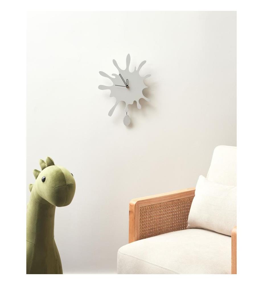 Horloge murale FULLY 27 cm Blanc