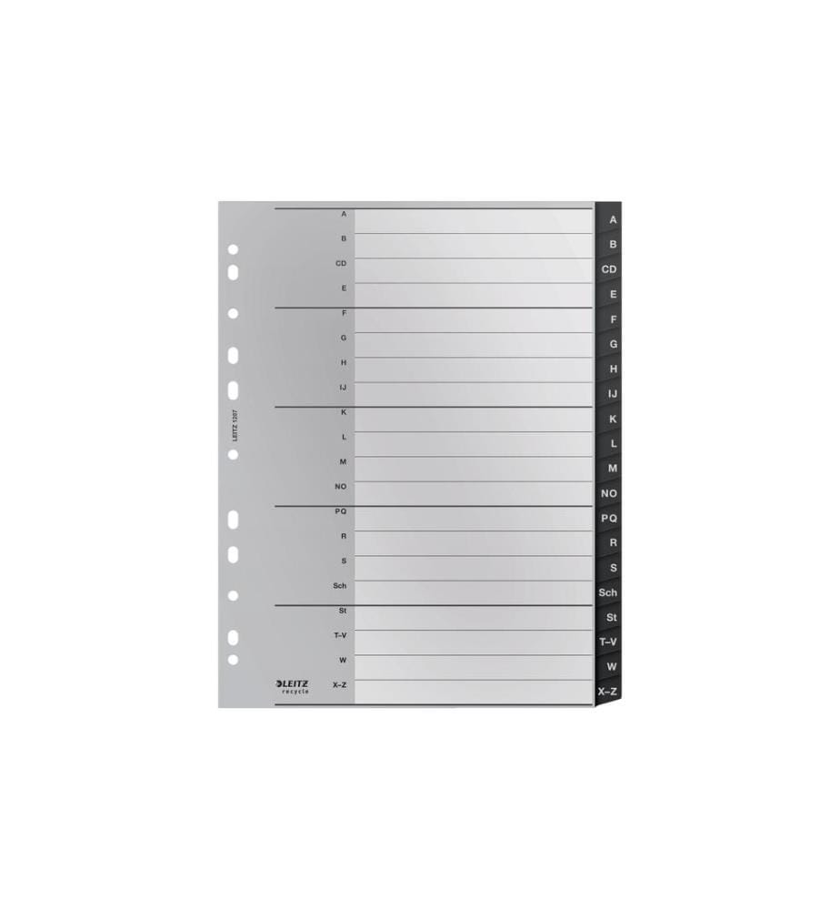 LEITZ - Registre Recycle registre inscriptible sur PC A-Z,  A4