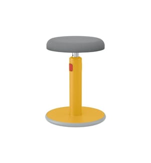 LEITZ - Ergo Cosy Siège actif et tabouret debout jaune