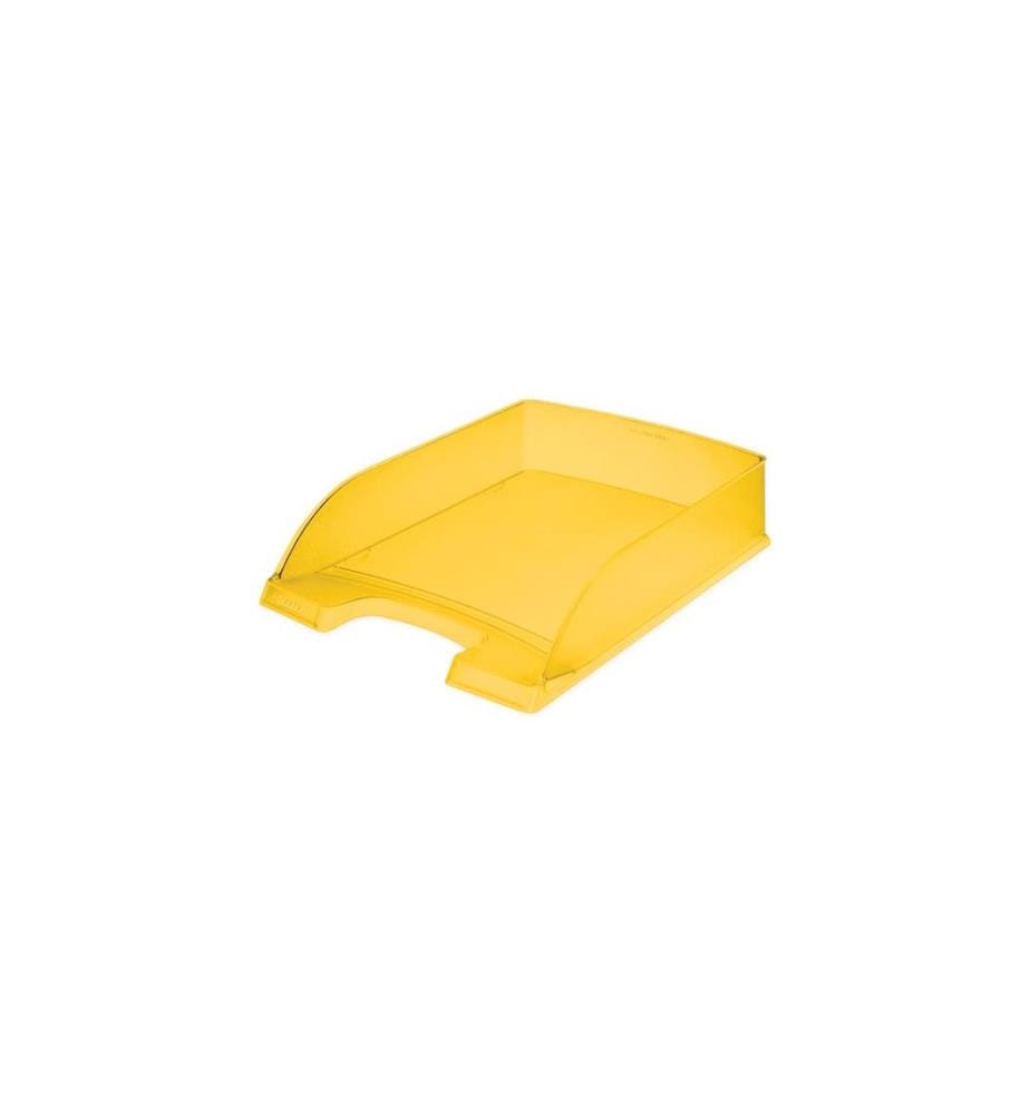 LEITZ - Panier Plus Standard Frost Jaune/Transparent