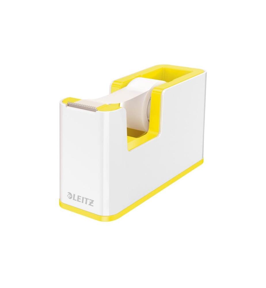 LEITZ - Dévidoir de table Duo Colour Blanc/Jaune