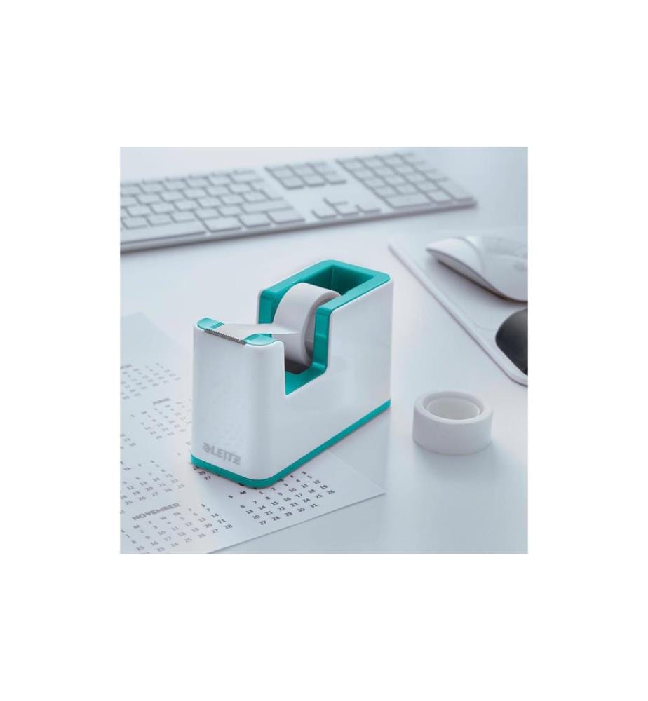 LEITZ - Dévidoir de table Duo Colour Blanc/bleu glacier