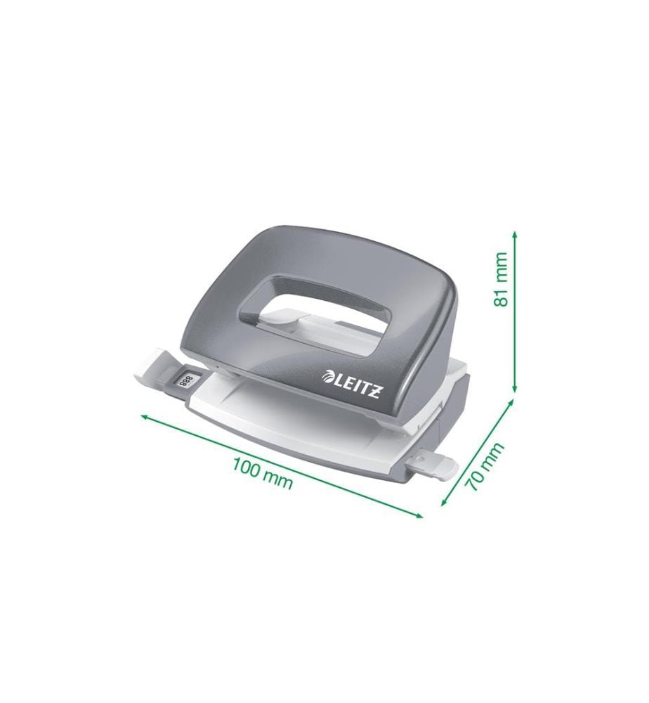 LEITZ - Perforatrice et mini-agrafeuse WOW 10 Page(s), Vert
