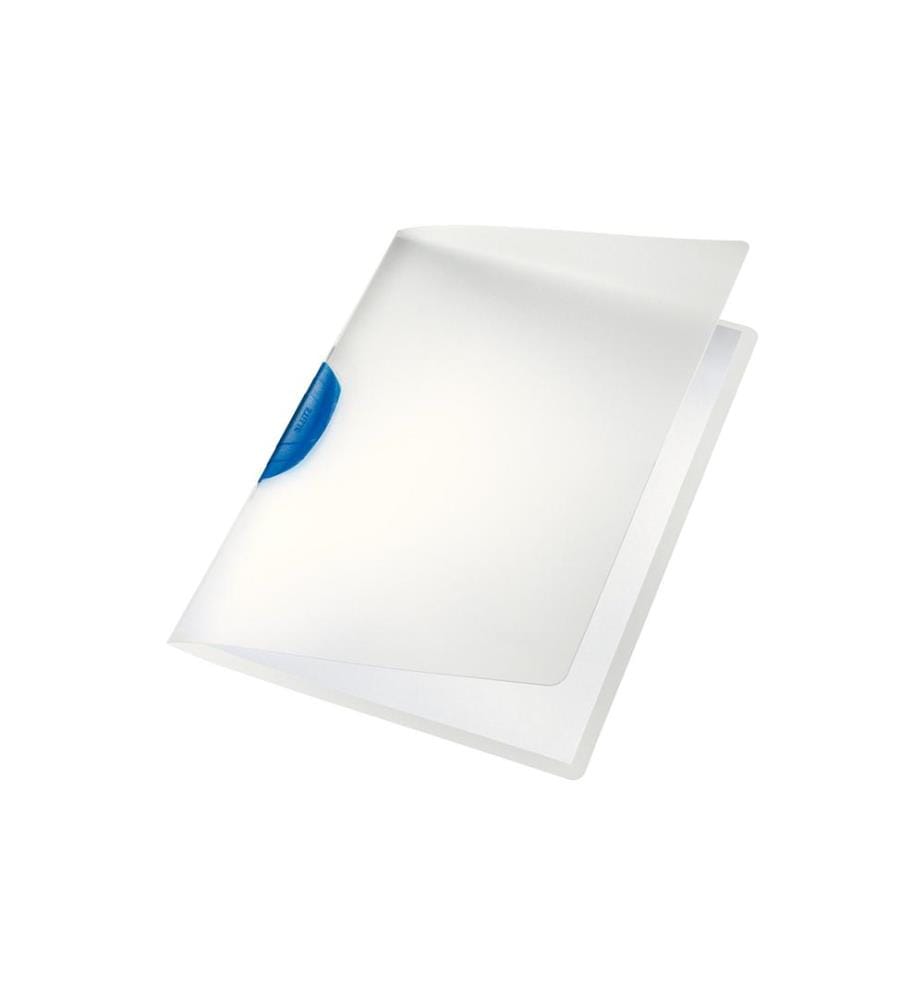 LEITZ - Klemmhefter Color-Clip Blau/Semitransparent