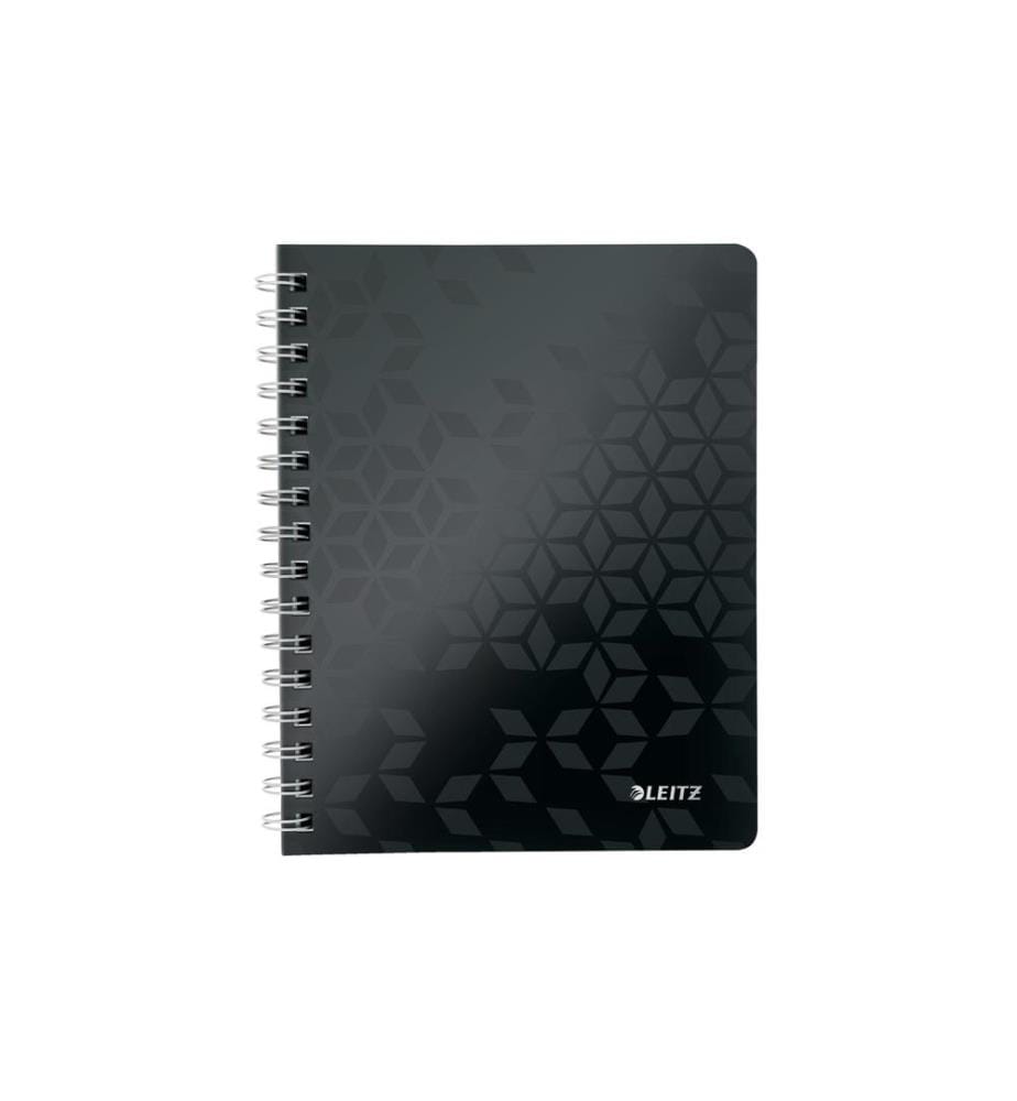 LEITZ - Carnet de notes WOW College A5, À lignes, Noir