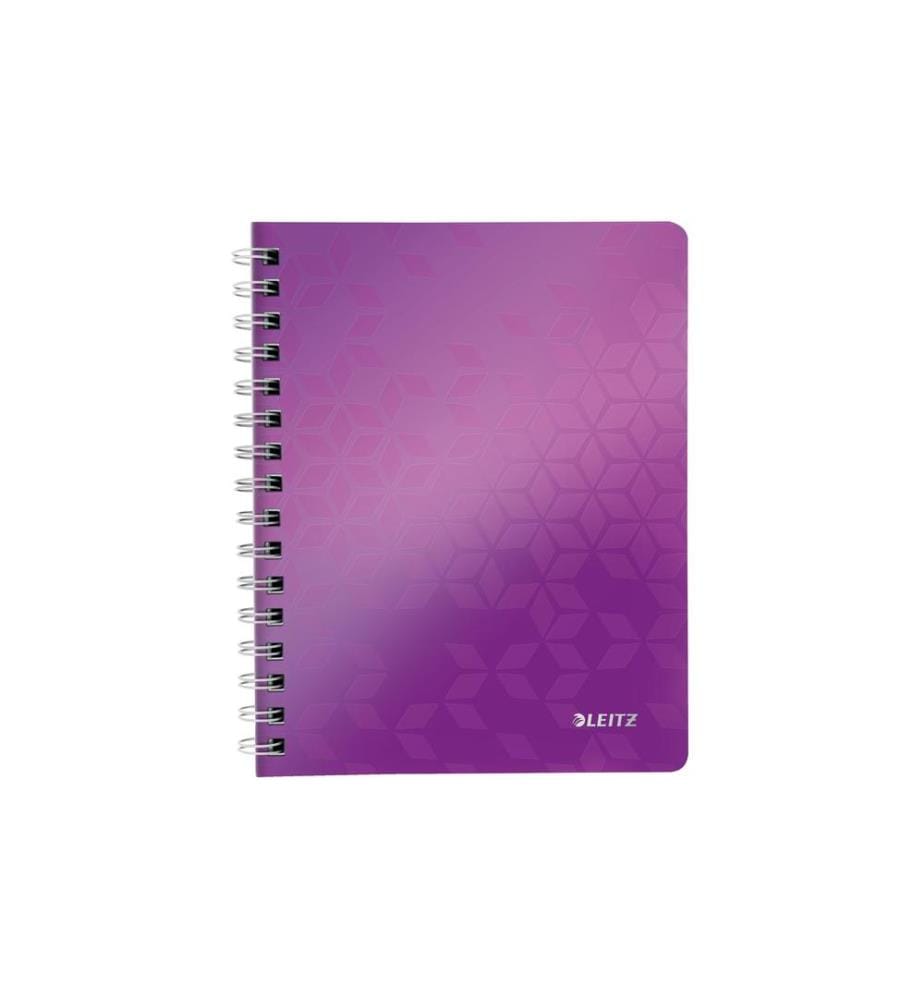 LEITZ - Carnet de notes WOW College A5, À carreaux, Violet