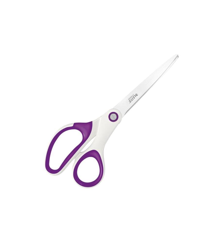 LEITZ - Ciseaux WOW 20.5 cm, Inox, Violet