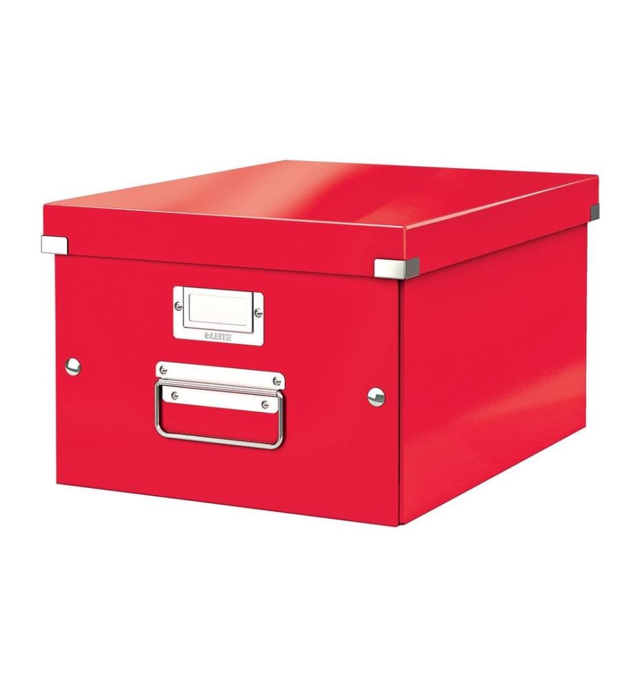 LEITZ - Archivschachtel WOW A4, metallic Rot