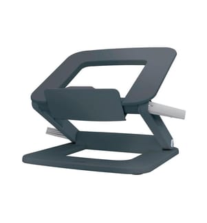 LEITZ - Supports d'ordinateur portable Gris foncé, 80% de plastique recyclé