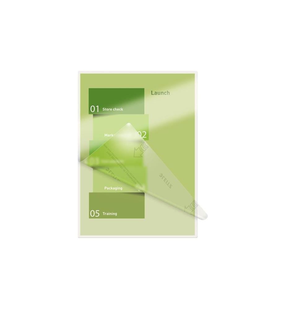 LEITZ - Laminierfolie Premium A3, 80 µm, 100 Stück, Glänzend