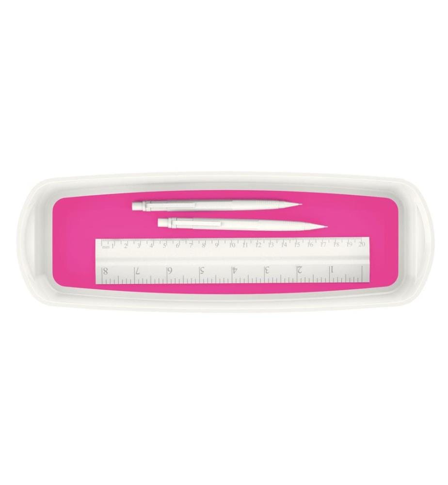 LEITZ - Aufbewahrungsbox MyBox Länglich Weiss/Pink