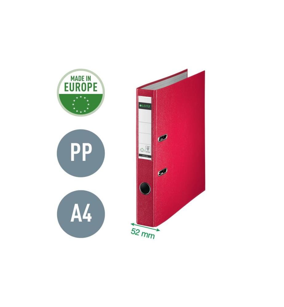 LEITZ - Dossier Swiss Edition 180°, 5.2 cm, A4, Rouge