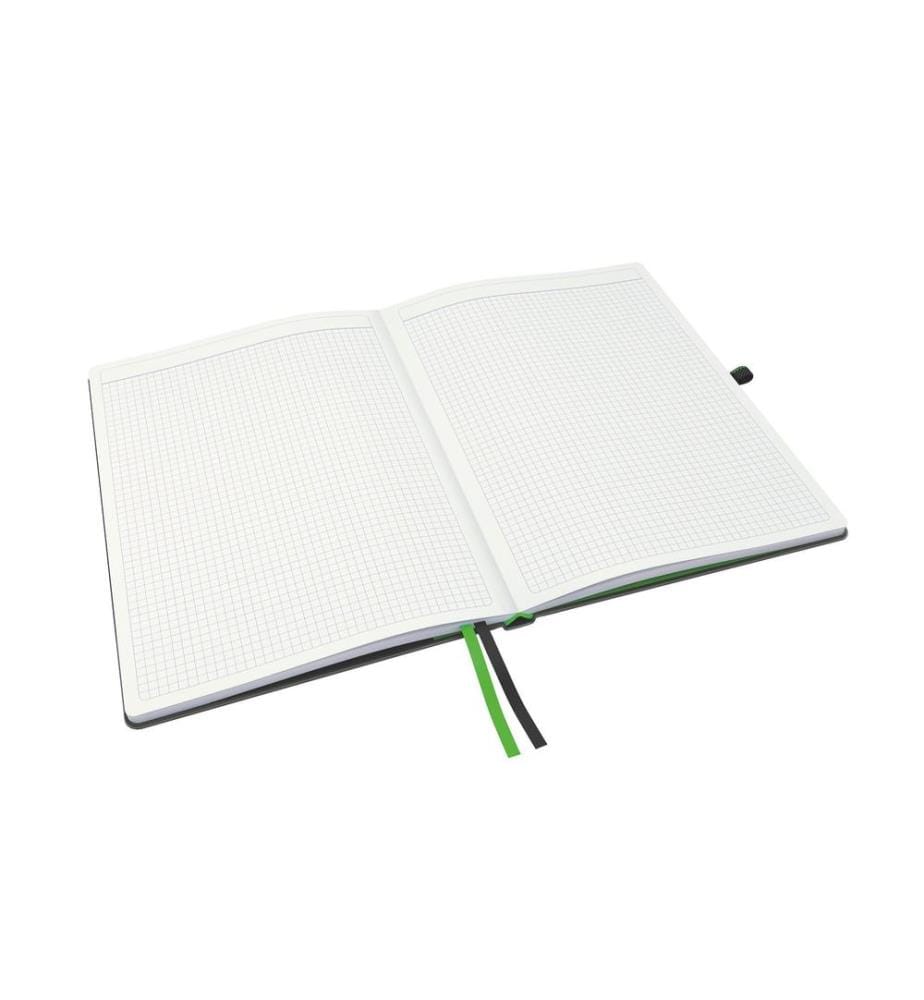 LEITZ - Carnet de notes A4, À carreaux, Noir