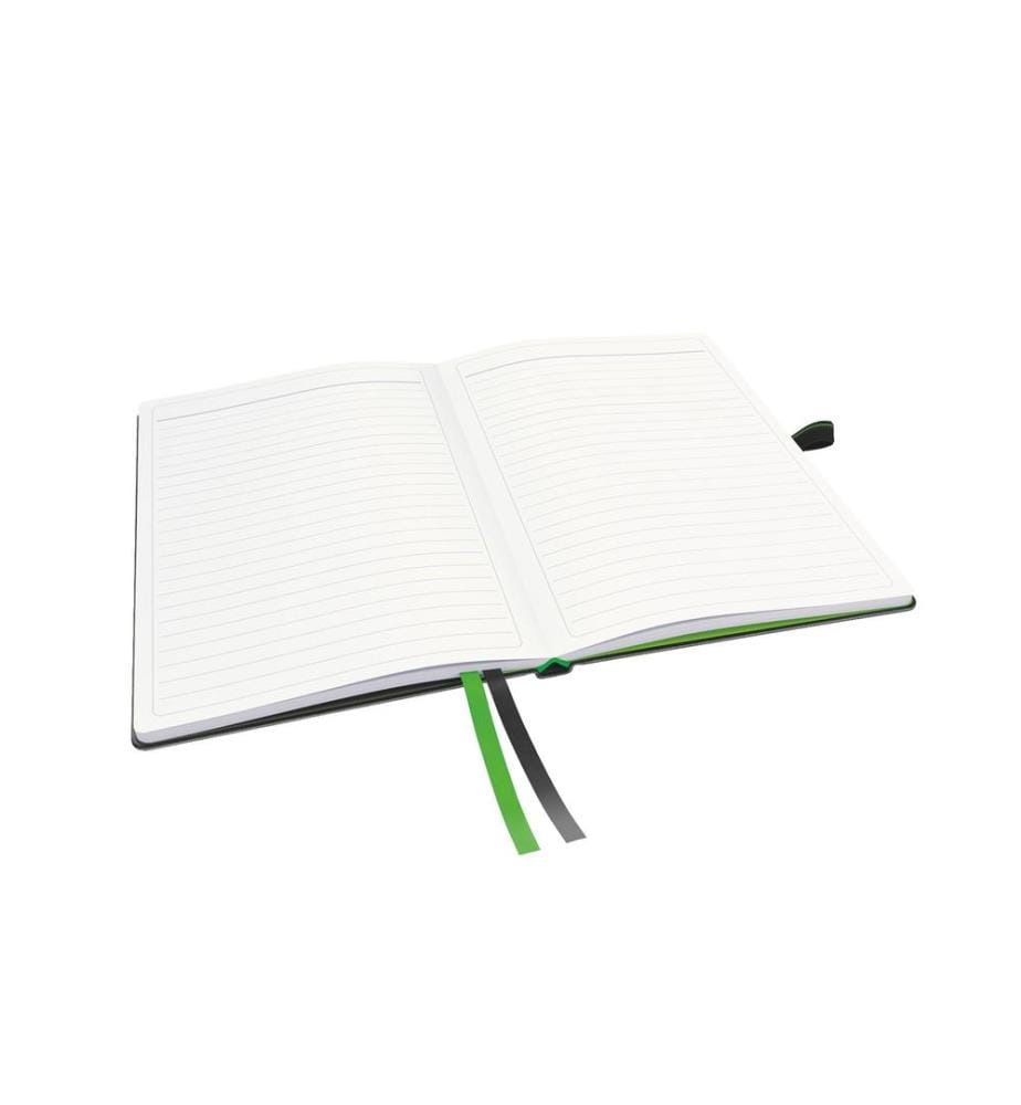 LEITZ - Notizbuch A5, Liniert, Schwarz