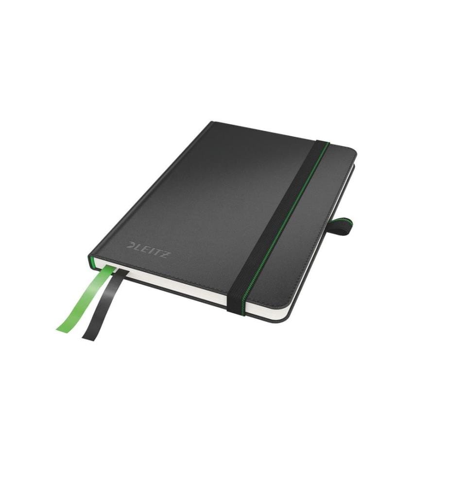 LEITZ - Carnet de notes A6, À carreaux, Noir