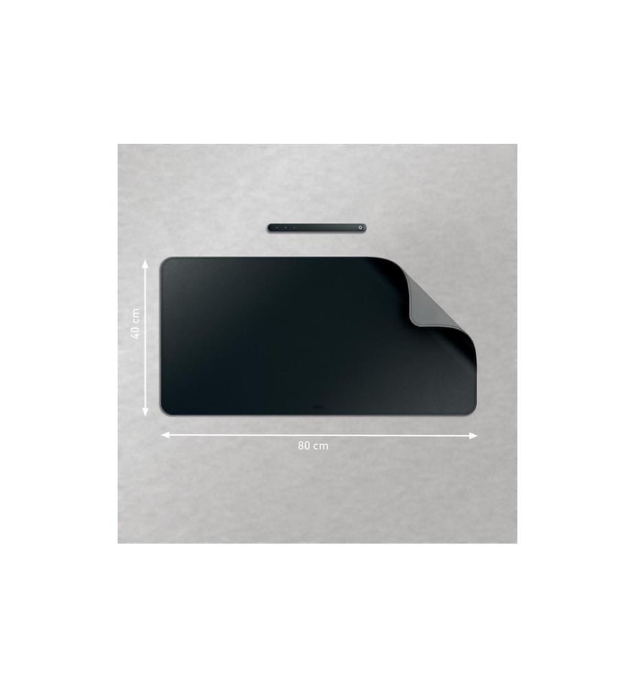 LEITZ - Sous-main Grand 40 x 80 cm, Noir