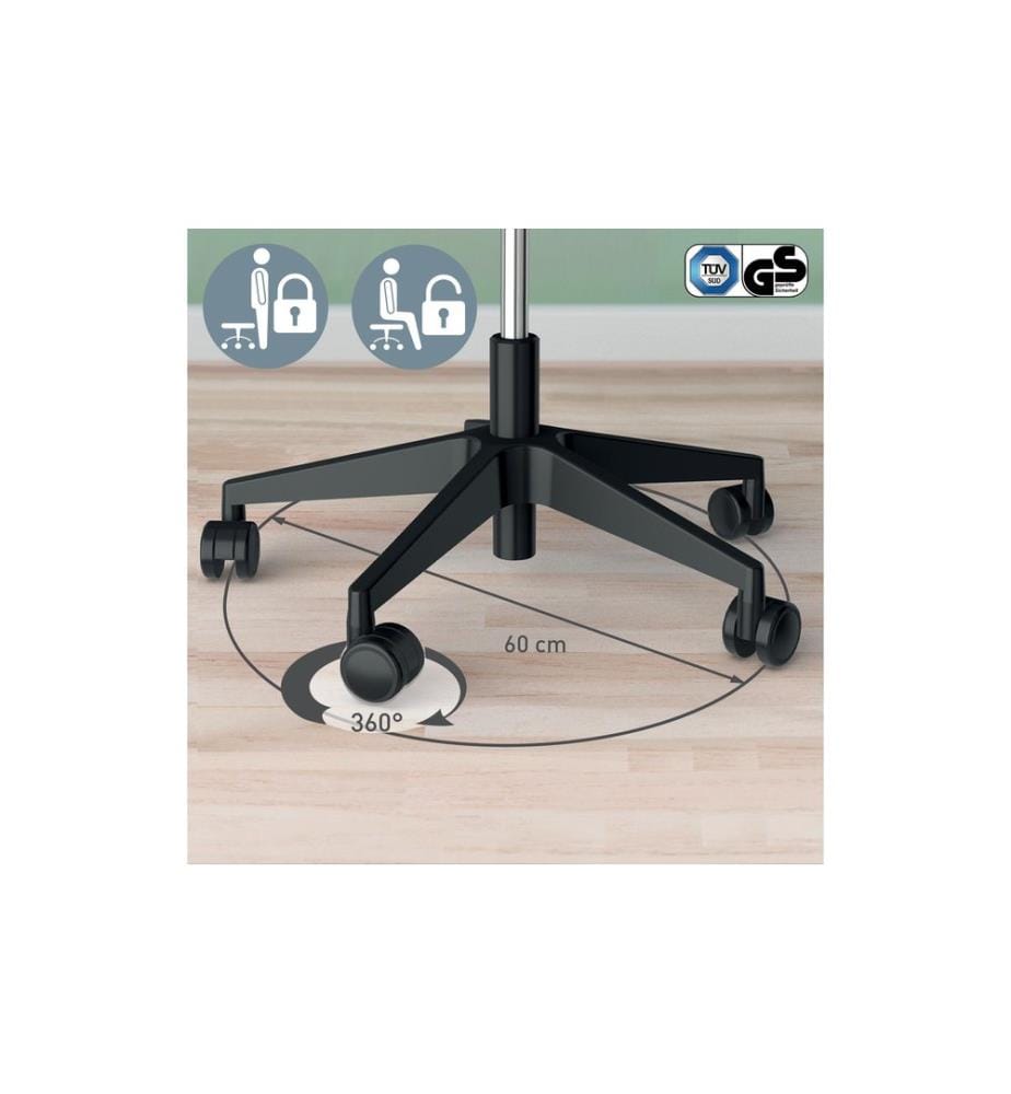 LEITZ - Ergonomischer Sitzhocker mit Rollen