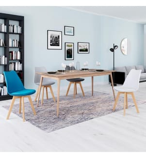 Lot de 4 Chaises Nordia - 4 Coloris