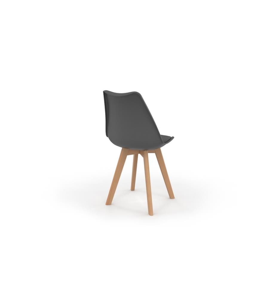 Lot de 6 Chaises Nordia 46 x 51 x 79.5 cm - Gris