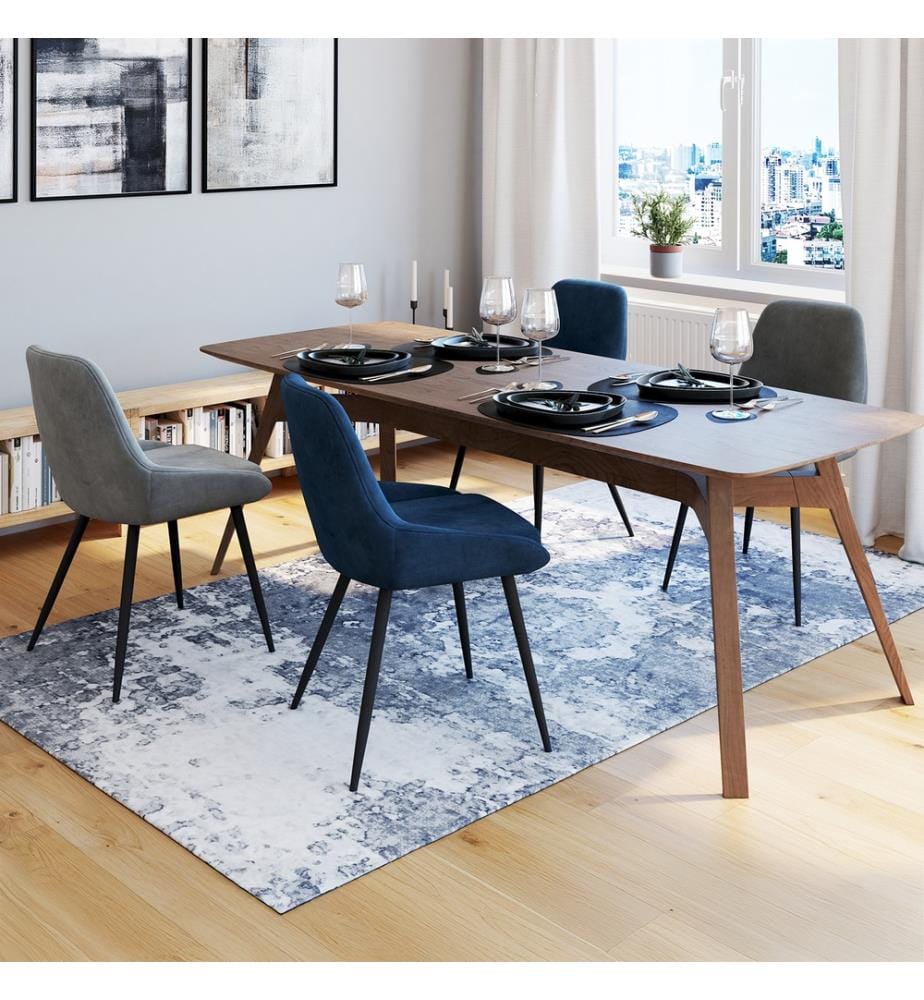 Lot de 4 Chaises Olivia assise - Multicolore