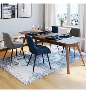 Lot de 4 Chaises Olivia assise - Multicolore