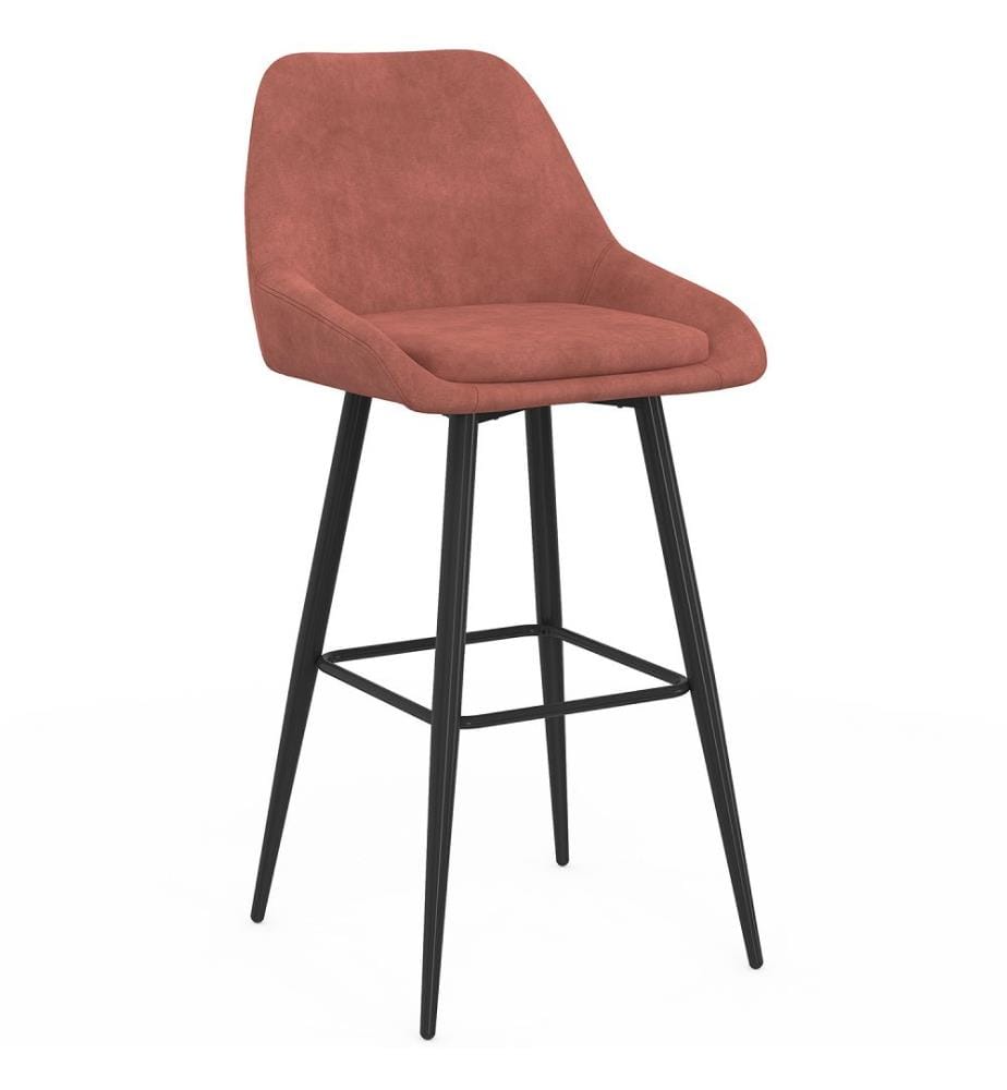 Lot de 4 tabourets de bar Olivia - Terracotta