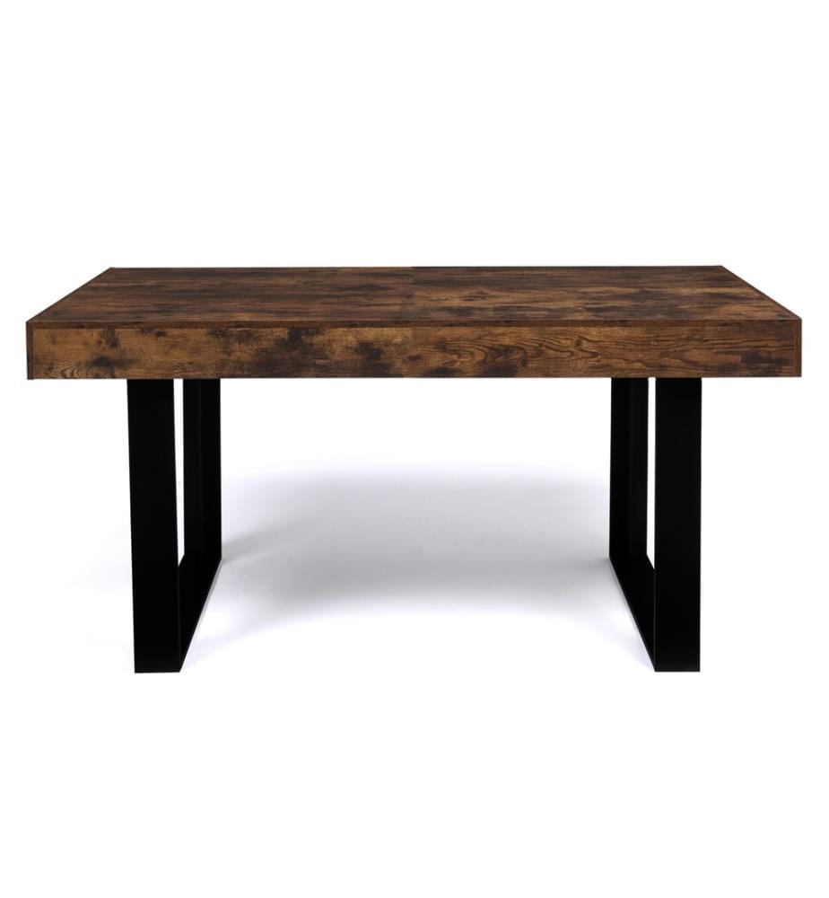 Table de Repas Brixton - Bois & Noir