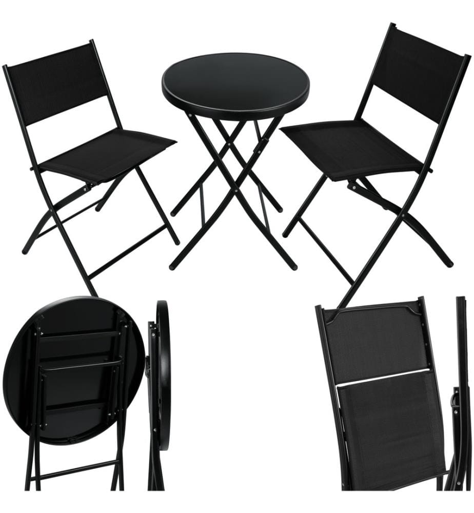 Set da balcone Düsseldorf - nero
