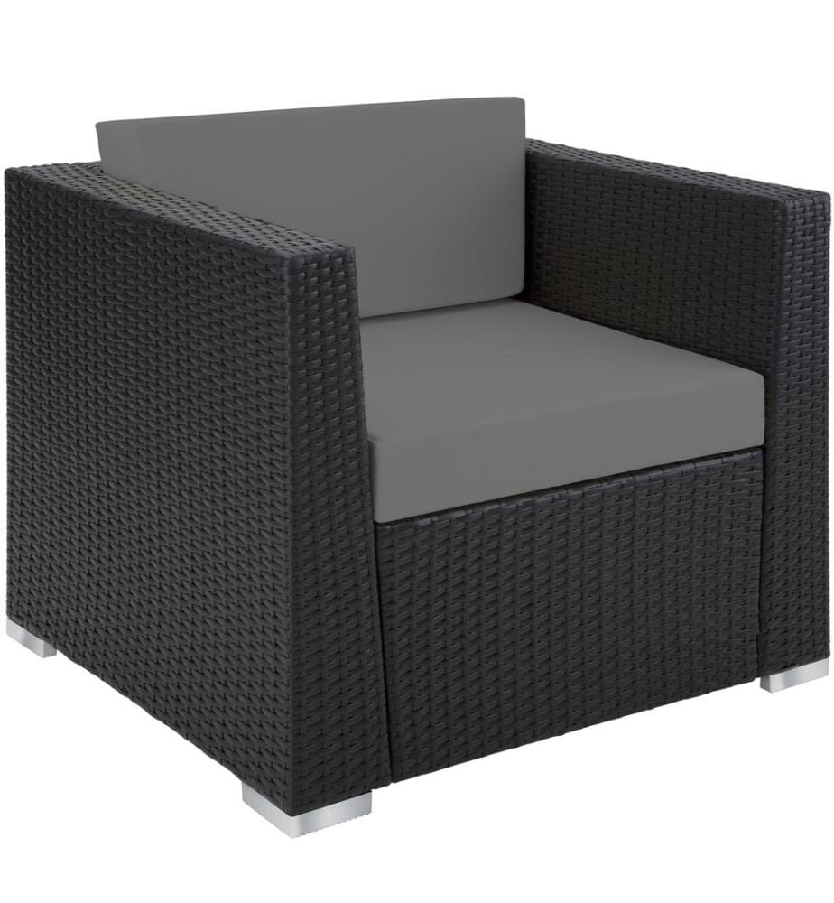 Set in rattan München - nero