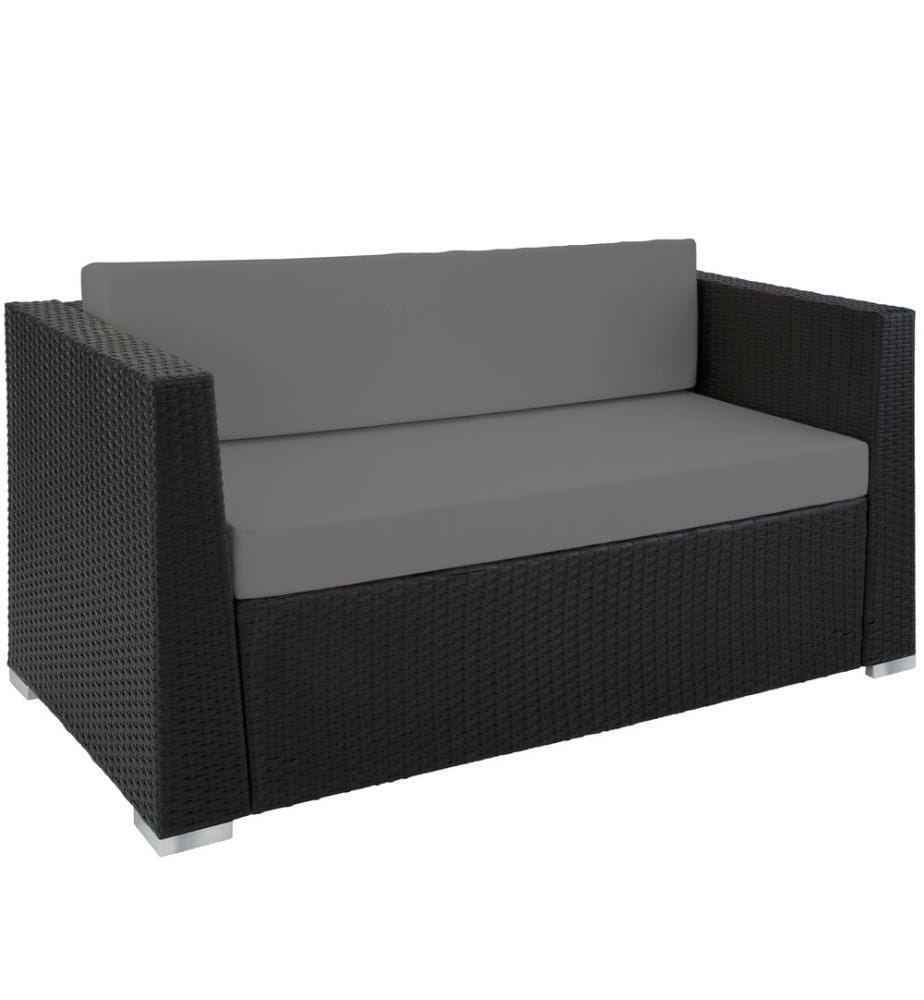 Set in rattan München - nero