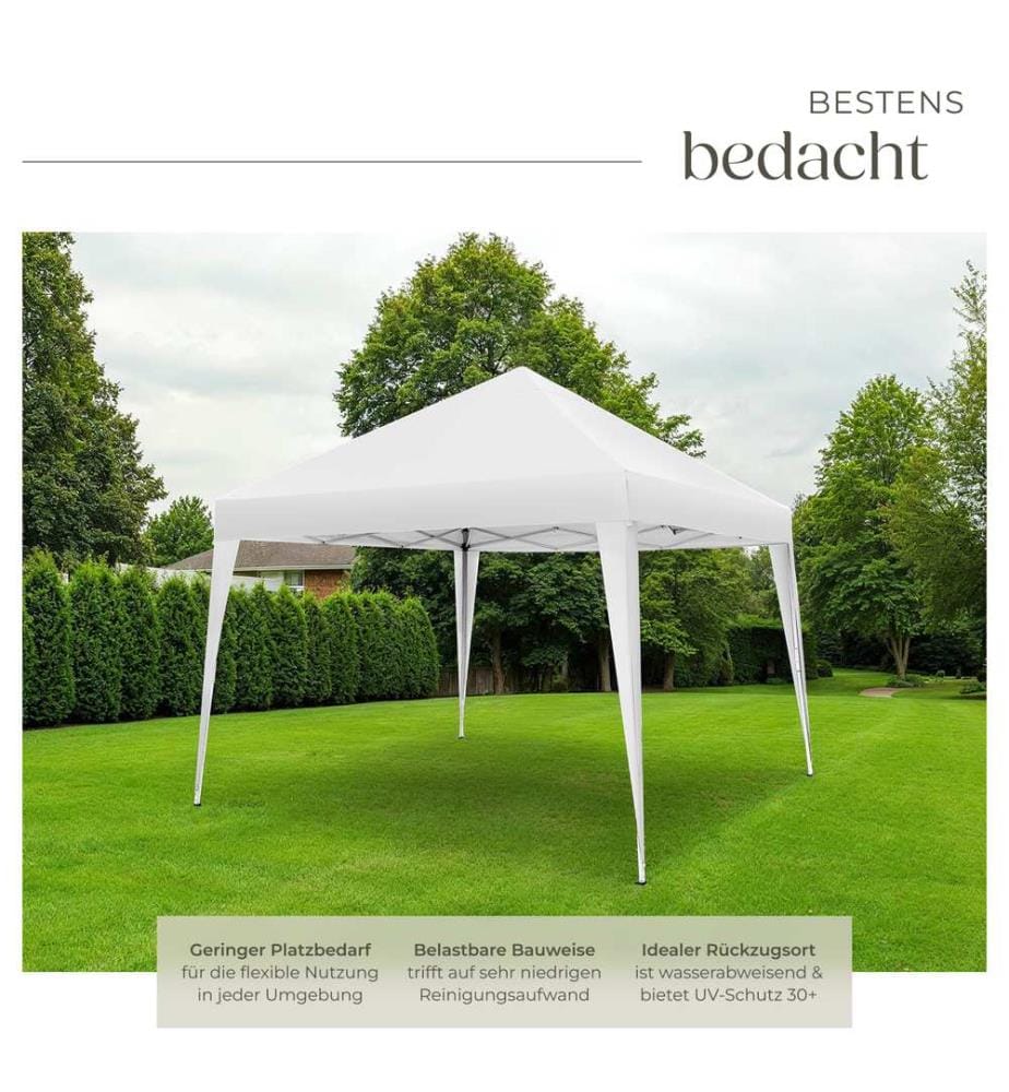 Gazebo pieghevole Linosa - bianco