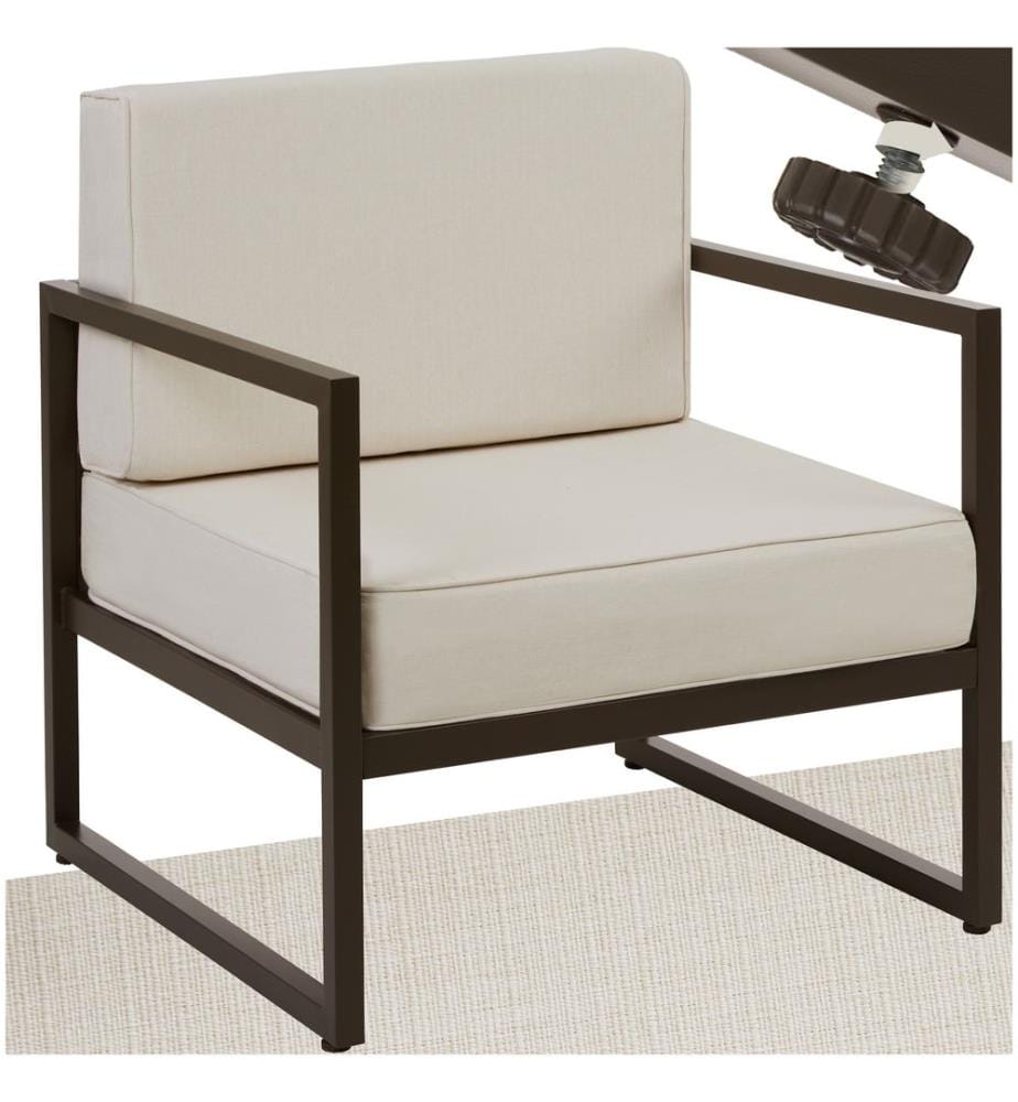 Garten-Loungesessel Comosa, XXL-Polsterung - pro Stück