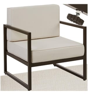 Garten-Loungesessel Comosa, XXL-Polsterung - pro Stück