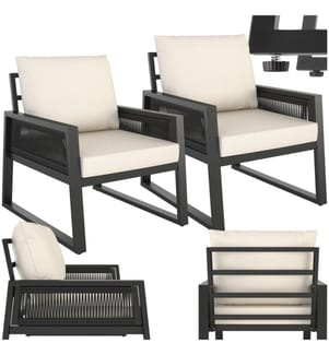 Gartenlounge-Set Captive im Rope-Design - Set 3 2 x Sessel