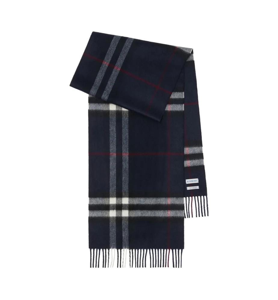 Sciarpa in cashmere a quadri - Ink