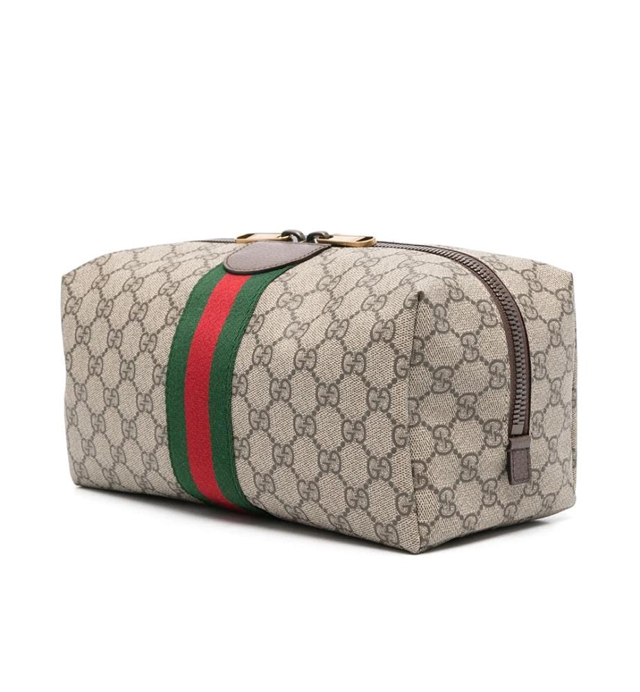 Trousse de beauté moyenne Ophidia - Beige