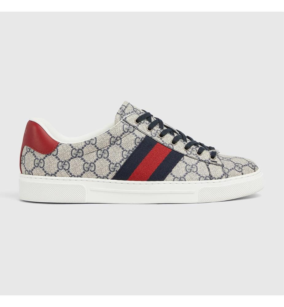 Ace Trainer mit Seide - Blau Rot