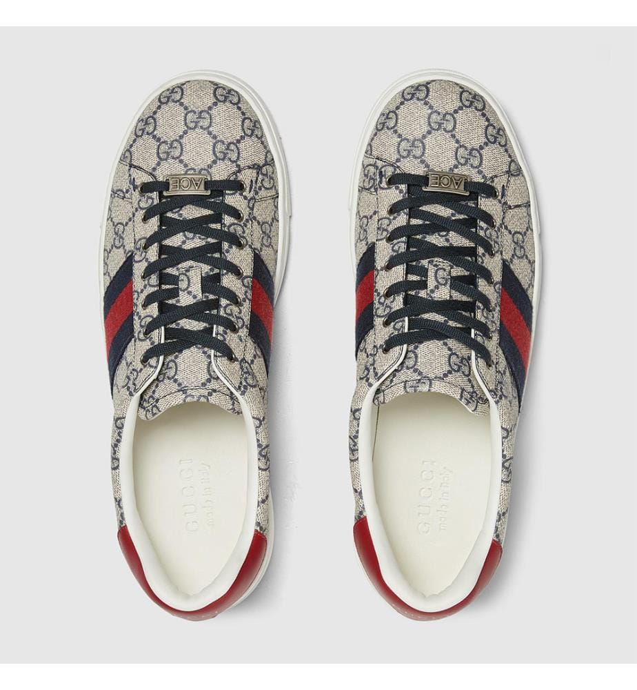 Ace Trainer mit Seide - Blau Rot